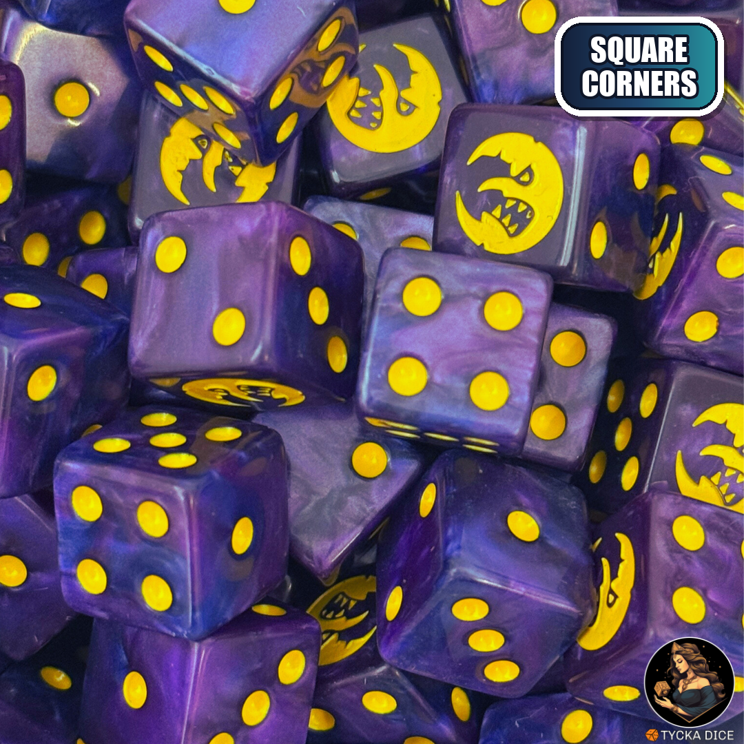 Moonshadow Marauders Dice Set — wargame dice, square corners | TYCKA DICE