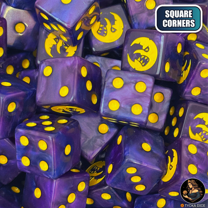 Moonshadow Marauders Dice Set — wargame dice, square corners | TYCKA DICE