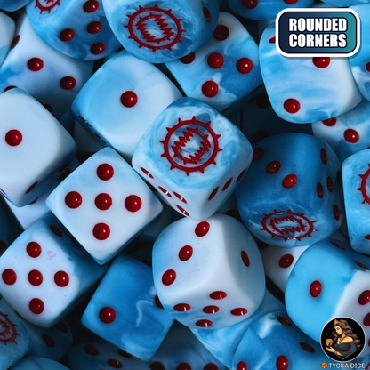 Goreforged Dice Set — sci-fi wargame dice, rounded corners | TYCKA DICE