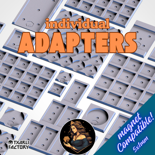 3D - Adaptadores de base individuales