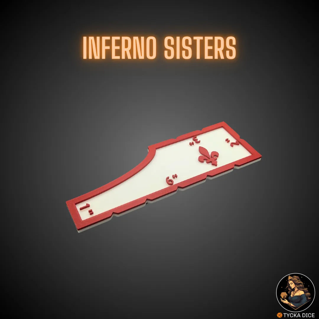 6" combat gauge – Inferno Sisters