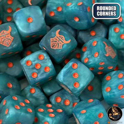 Ironpeak Dice Set — wargame dice, rounded corners | TYCKA DICE