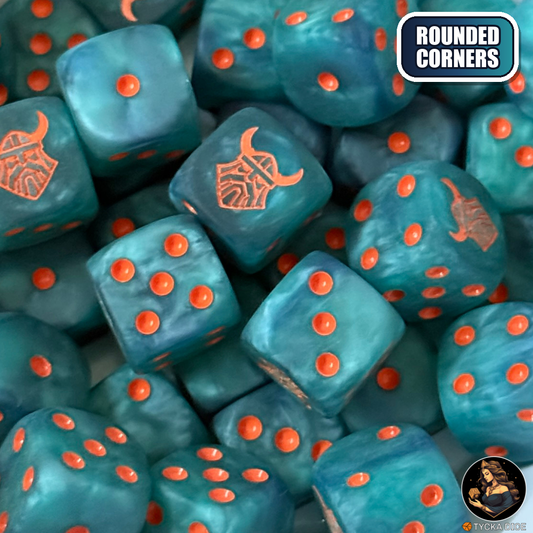 Ironpeak Dice Set — wargame dice, rounded corners | TYCKA DICE