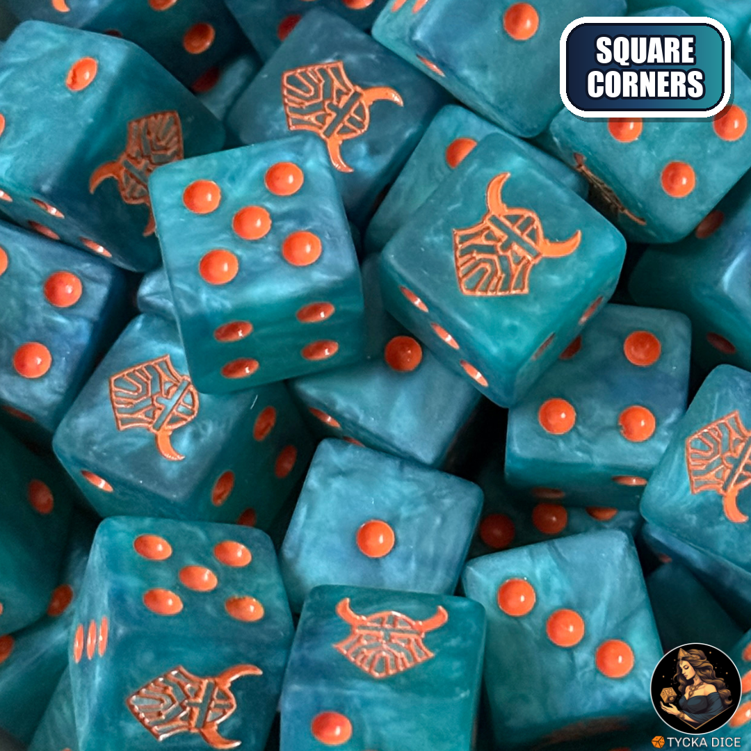 Ironpeak Dice Set — wargame dice, square corners | TYCKA DICE