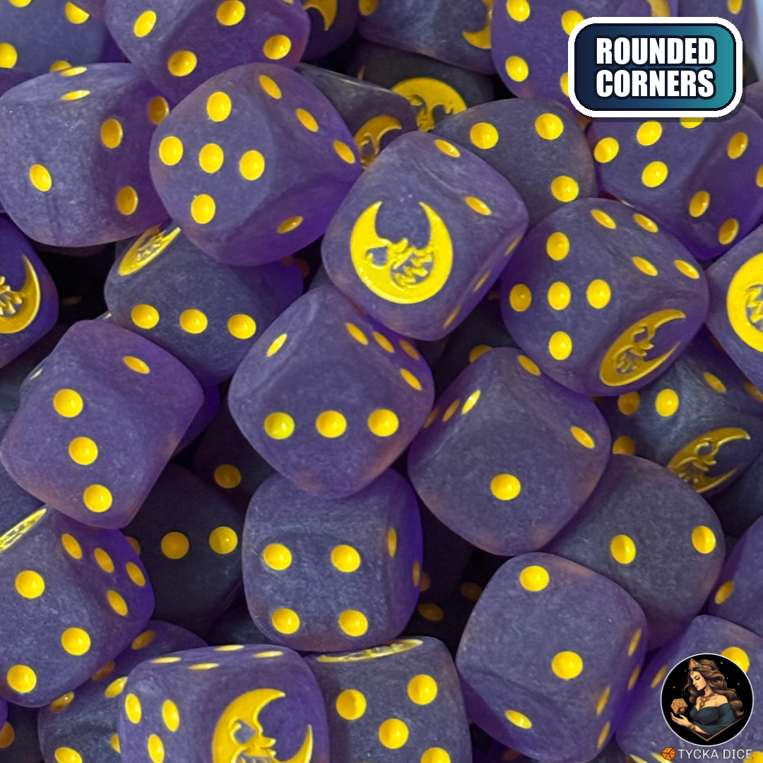 Lunatic Dice Set — wargame dice, rounded corners | TYCKA DICE
