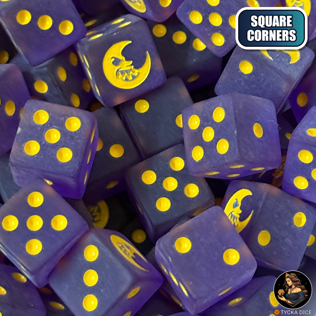 Lunatic Dice Set — wargame dice, square corners | TYCKA DICE