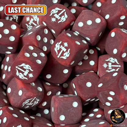 Cities of the Hammer - Matte Red | DICE - LAST CHANCE Outlet | TYCKA DICE
