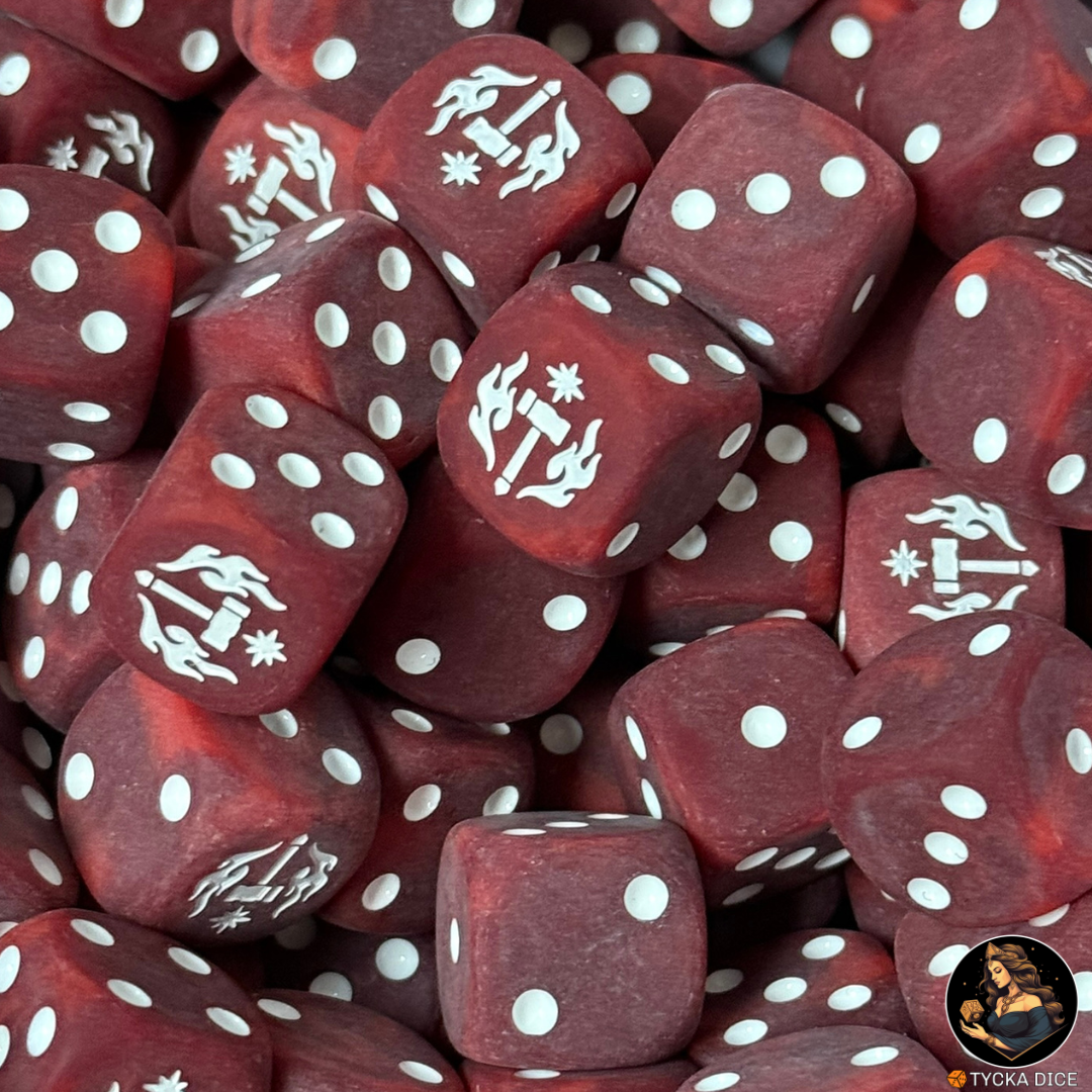 Cities of the Hammer - Matte Red | DICE