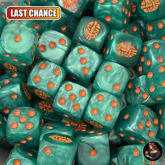 Dawn Warriors - Turquoise | DICE - LAST CHANCE Outlet | TYCKA DICE