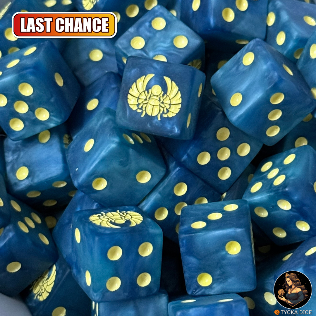 Dawnscarab Phalanx - Matte Blue | DICE - LAST CHANCE Outlet | TYCKA DICE