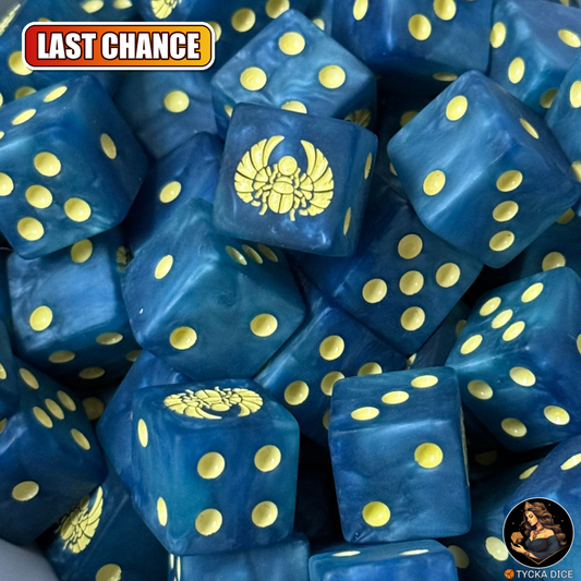 Dawnscarab Phalanx - Matte Blue | DICE - LAST CHANCE Outlet | TYCKA DICE