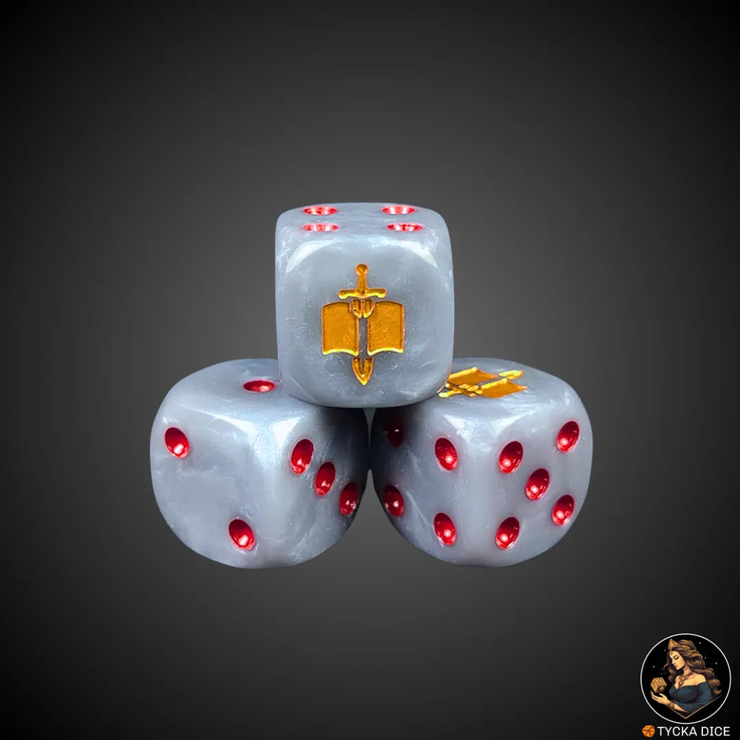 Single Mystic Cavaliers die – Marbled Grey