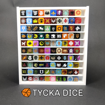 3D - Compact Premium Dice Display Cases | 100