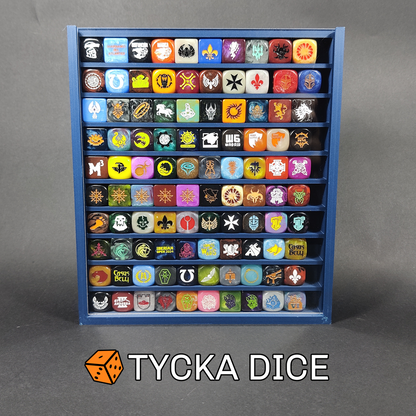 3D - Compact Premium Dice Display Cases | 100