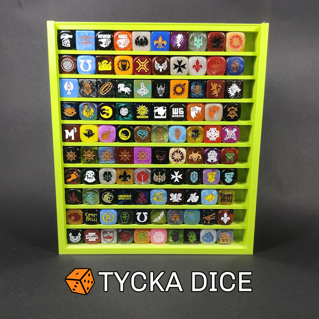 100 - Compact Premium Dice Display Cases