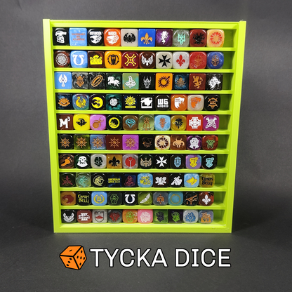 3D - Compact Premium Dice Display Cases | 100