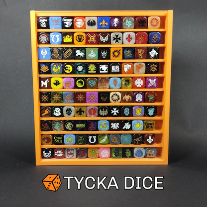 3D - Compact Premium Dice Display Cases | 100