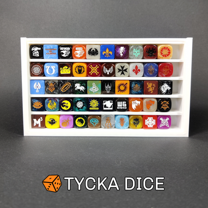 3D - Compact Premium Dice Display Cases | 50