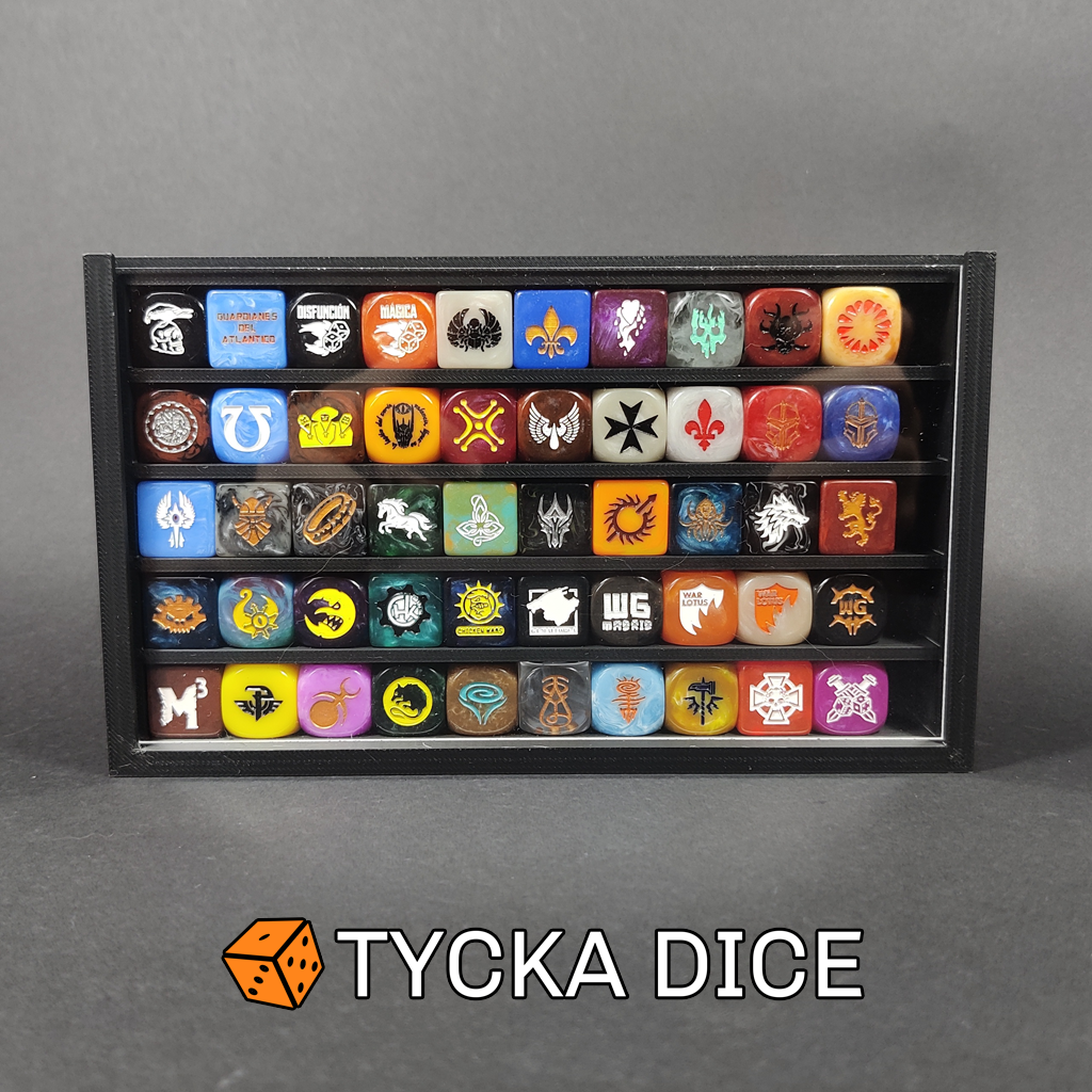 50 - Compact Premium Dice Display Cases