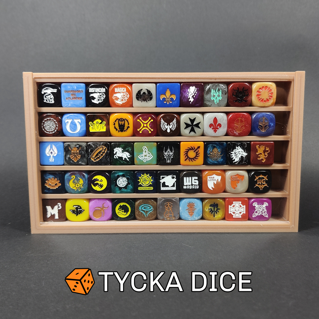 50 - Compact Premium Dice Display Cases