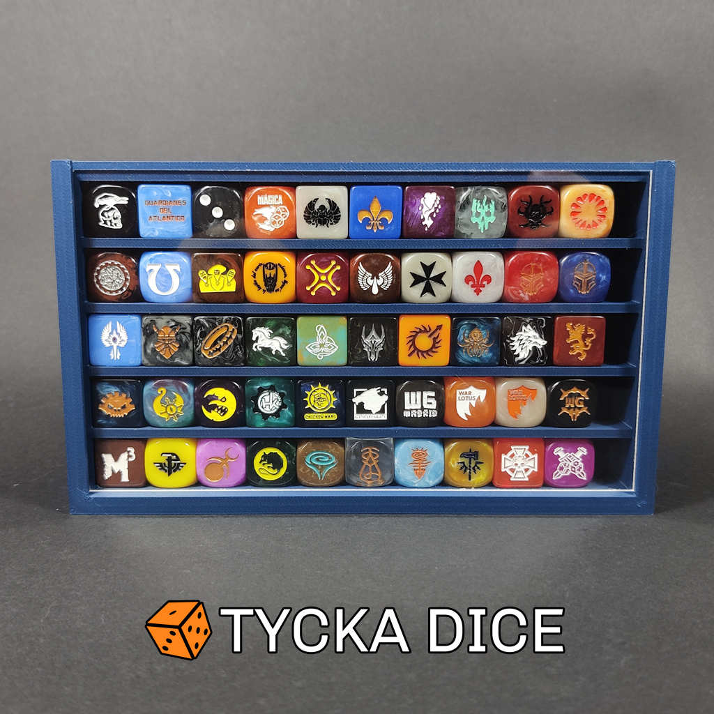 50 - Compact Premium Dice Display Cases