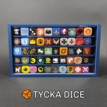 3D - Compact Premium Dice Display Cases | 50