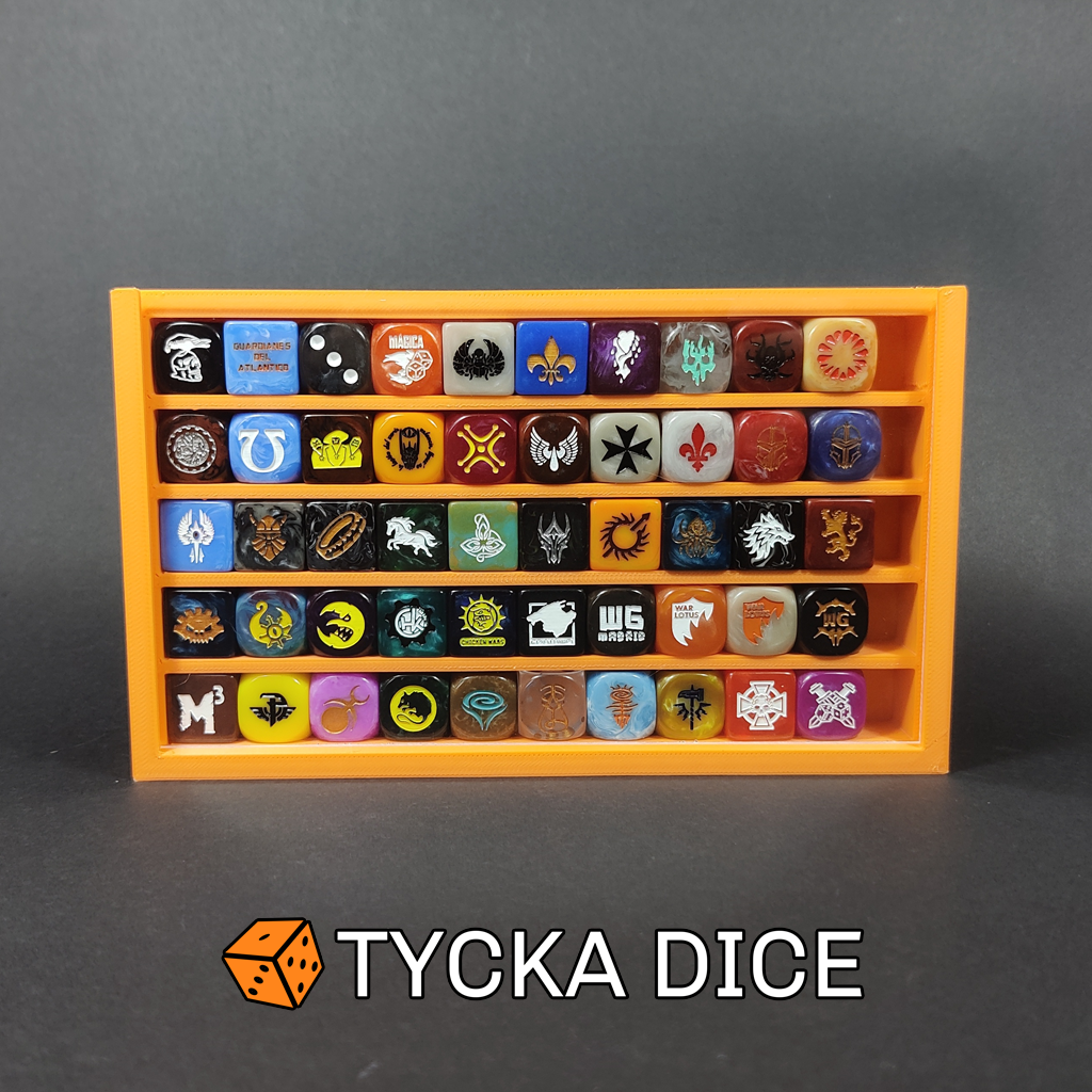 50 - Compact Premium Dice Display Cases