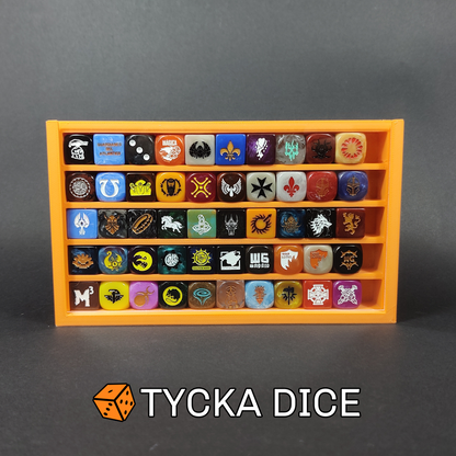3D - Compact Premium Dice Display Cases | 50