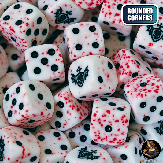 Nocturn Dice Set — wargame dice, rounded corners | TYCKA DICE