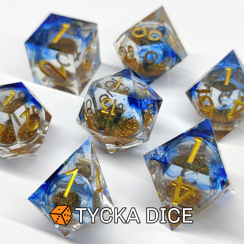 PREMIUM Role-Playing Dice Sets: Mystic Sand