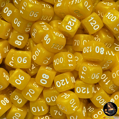 Pokemon TCG HP Counter Dice | 15pc Full Scale 10–300 | Marbled Resin | Fan-Made