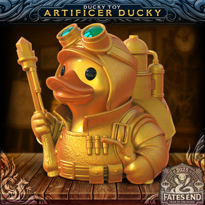 Artificer Duck - 3D Printed TTRPG Duck | TYCKA DICE