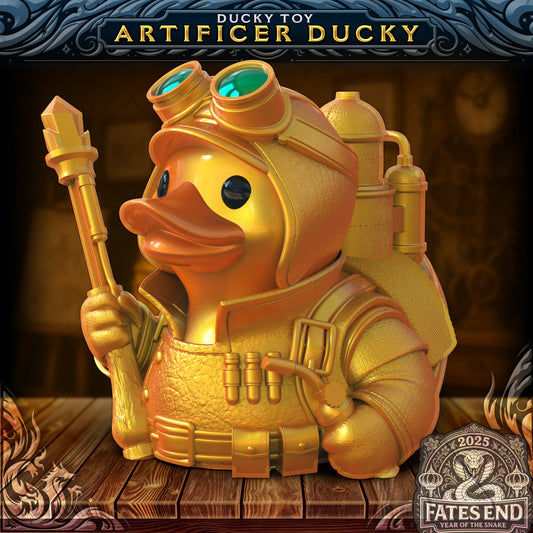 Artificer Duck - 3D Printed TTRPG Duck | TYCKA DICE