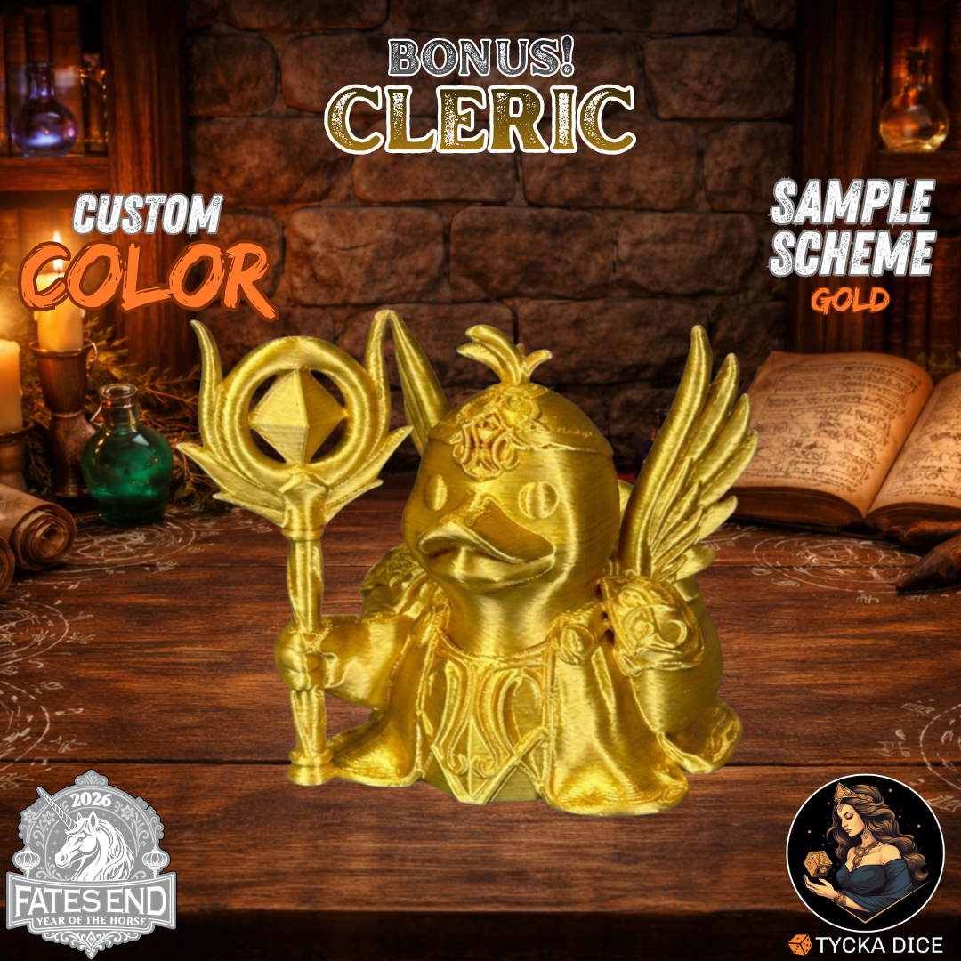 Cleric Duck - Colour Sample | TYCKA DICE