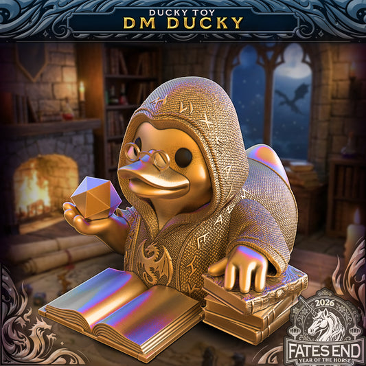 DM Duck - 3D Printed TTRPG Duck | TYCKA DICE