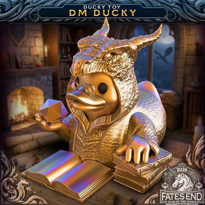 Dragon DM Duck - 3D Printed TTRPG Duck | TYCKA DICE
