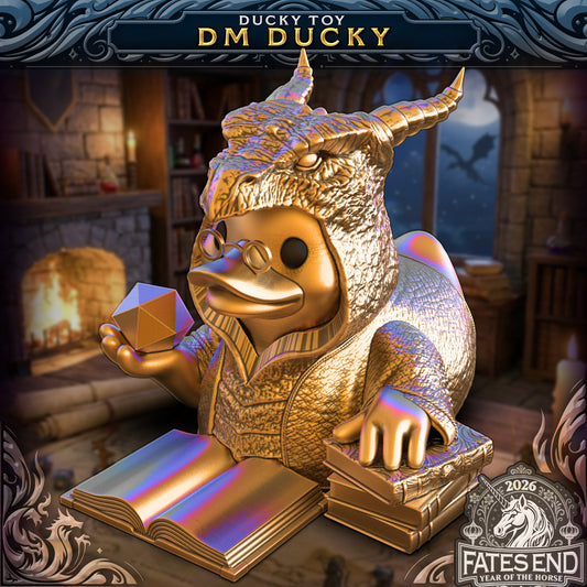 Dragon DM Duck - 3D Printed TTRPG Duck | TYCKA DICE