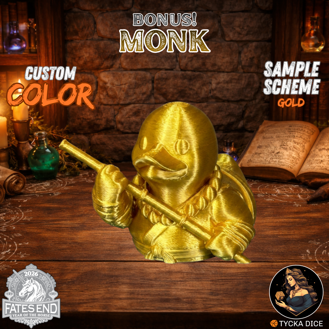 Monk Duck - Colour Sample | TYCKA DICE