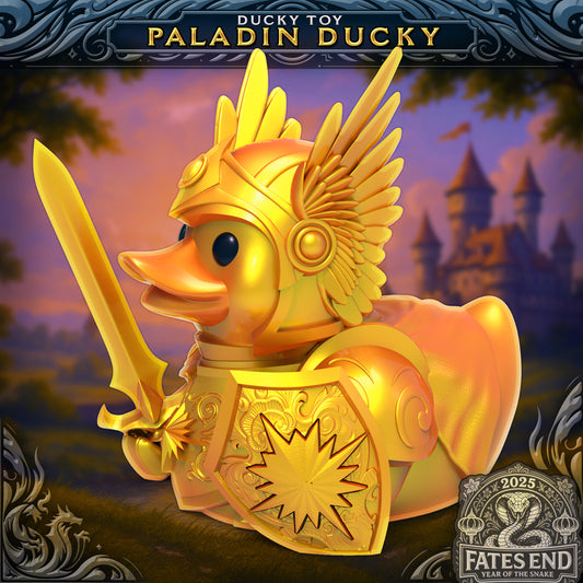 Paladin Duck - 3D Printed TTRPG Duck | TYCKA DICE