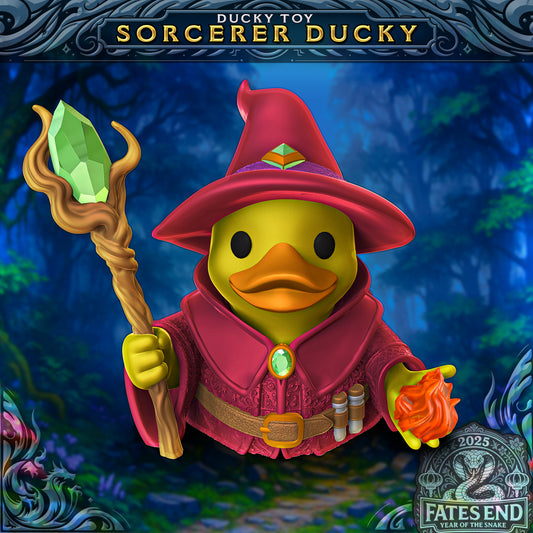 Sorcerer Duck - 3D Printed TTRPG Duck | TYCKA DICE