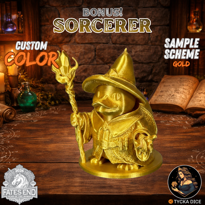 Sorcerer Duck - Colour Sample | TYCKA DICE