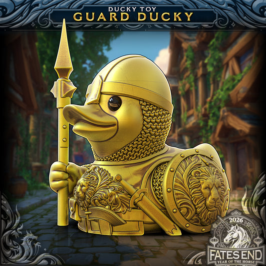 Town Guard Duck - 3D Printed TTRPG Duck | TYCKA DICE