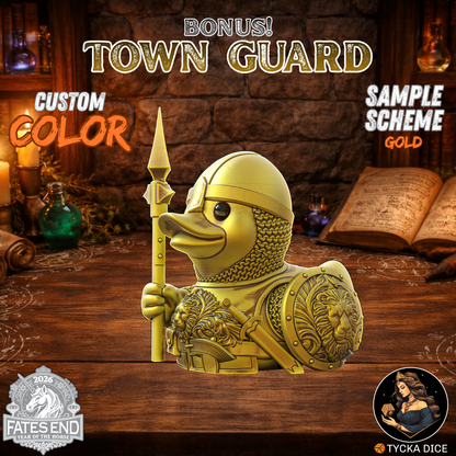 Town Guard Duck - Colour Sample | TYCKA DICE