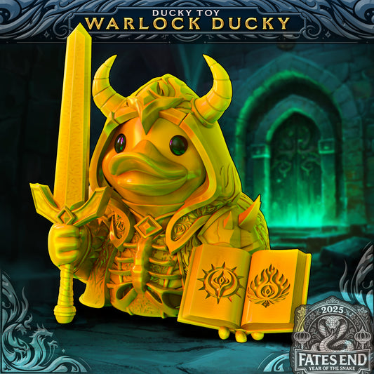 Warlock Duck - 3D Printed TTRPG Duck | TYCKA DICE