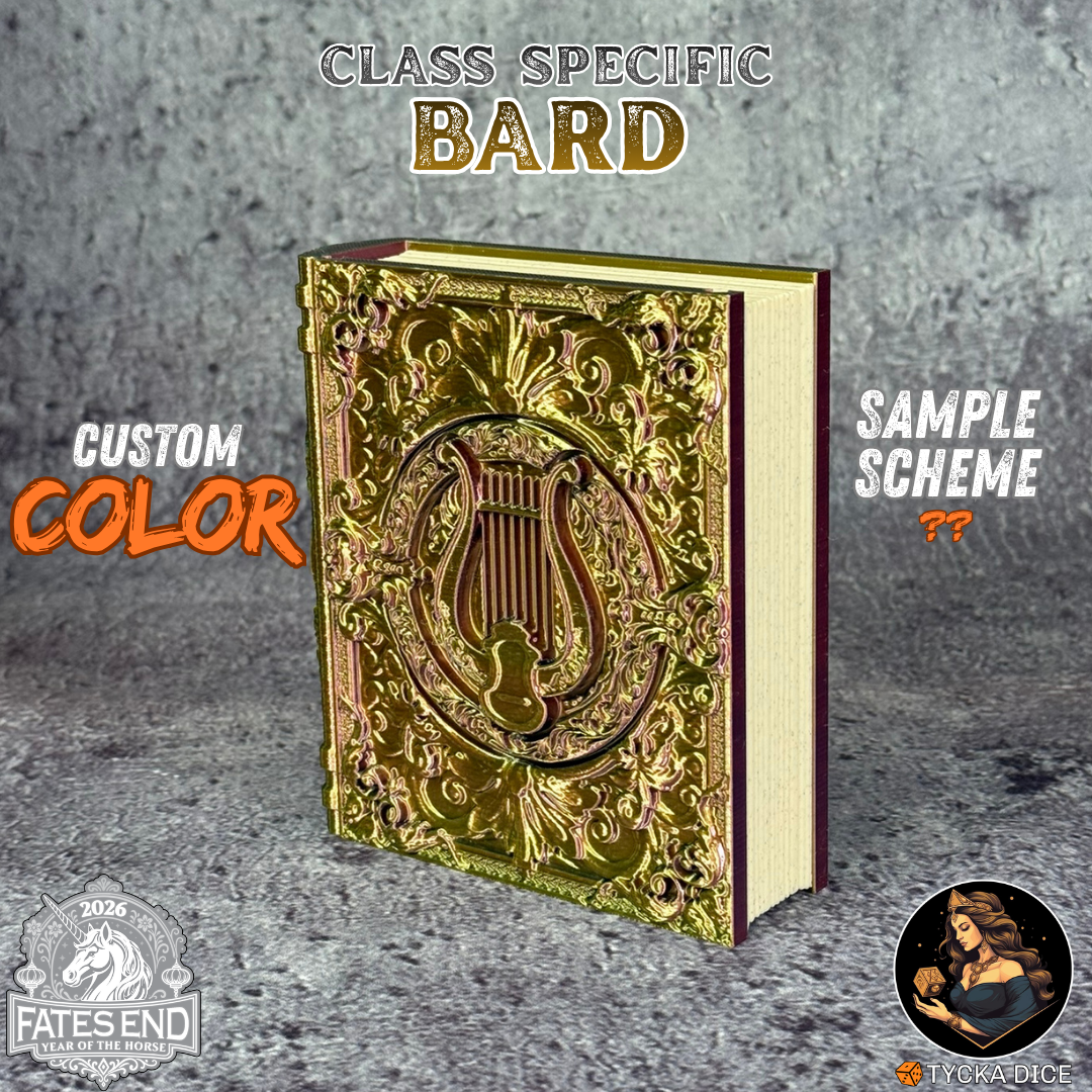 Bard Tome - Custom Colour Example | TYCKA DICE