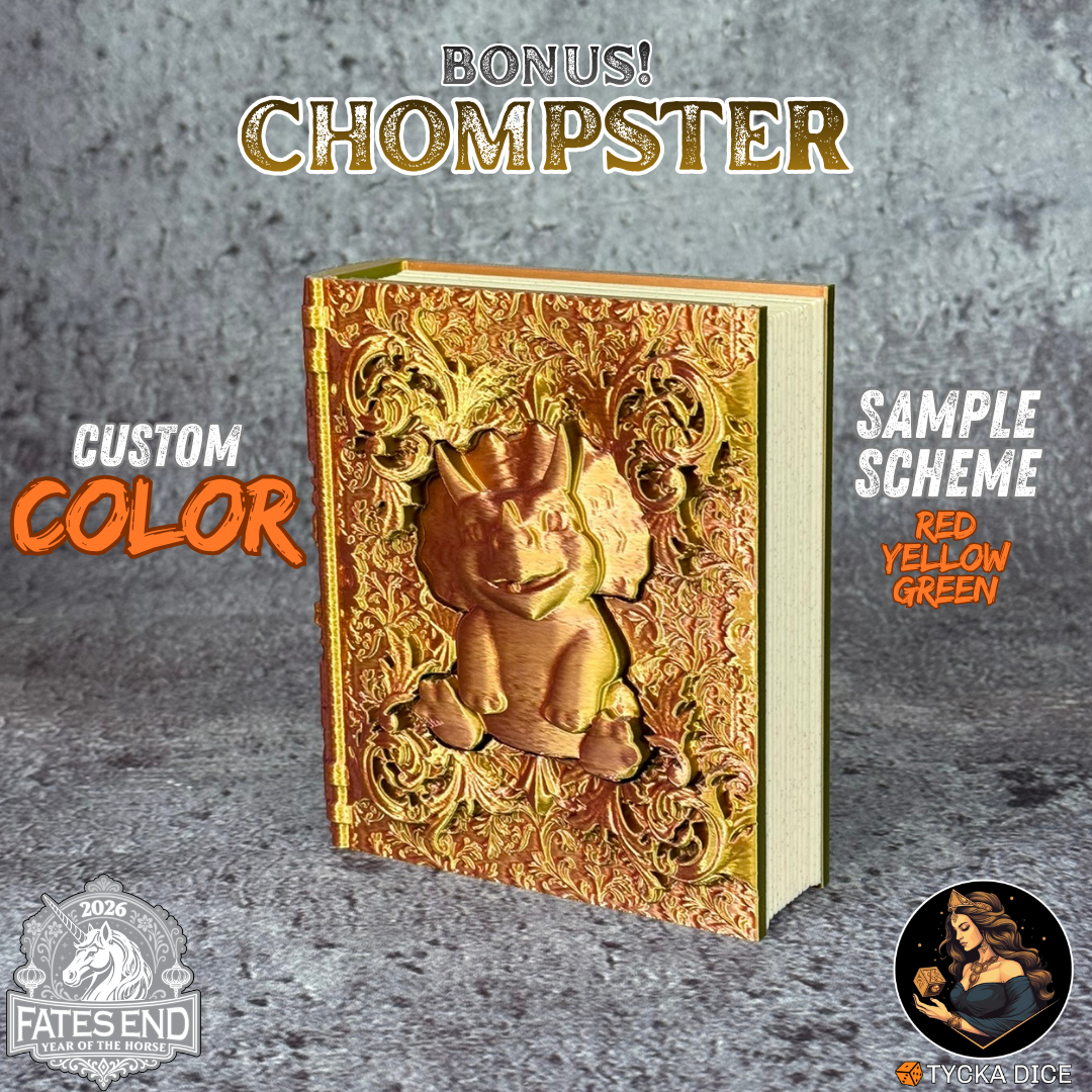 Chompster Tome - Custom Colour Example | TYCKA DICE