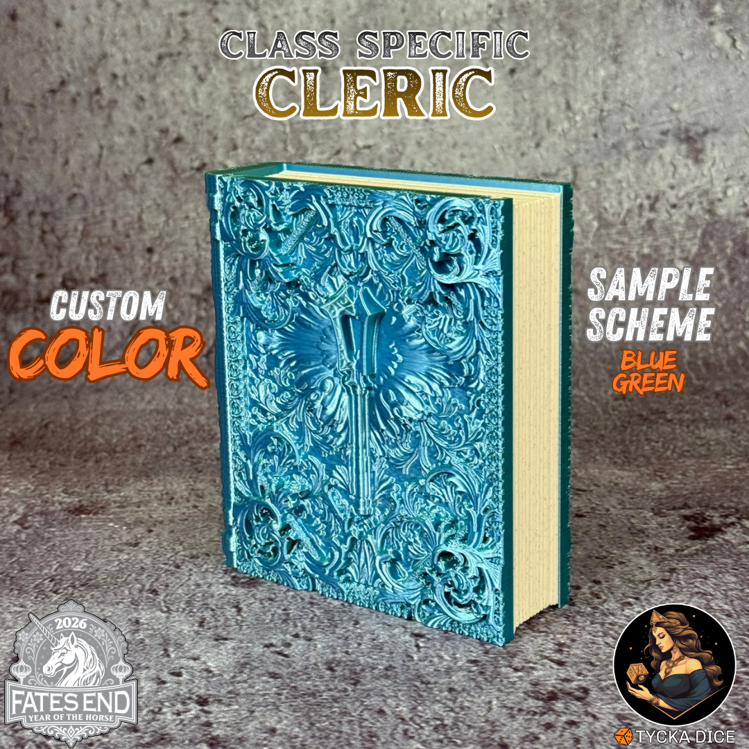Cleric Tome - Custom Colour Example | TYCKA DICE