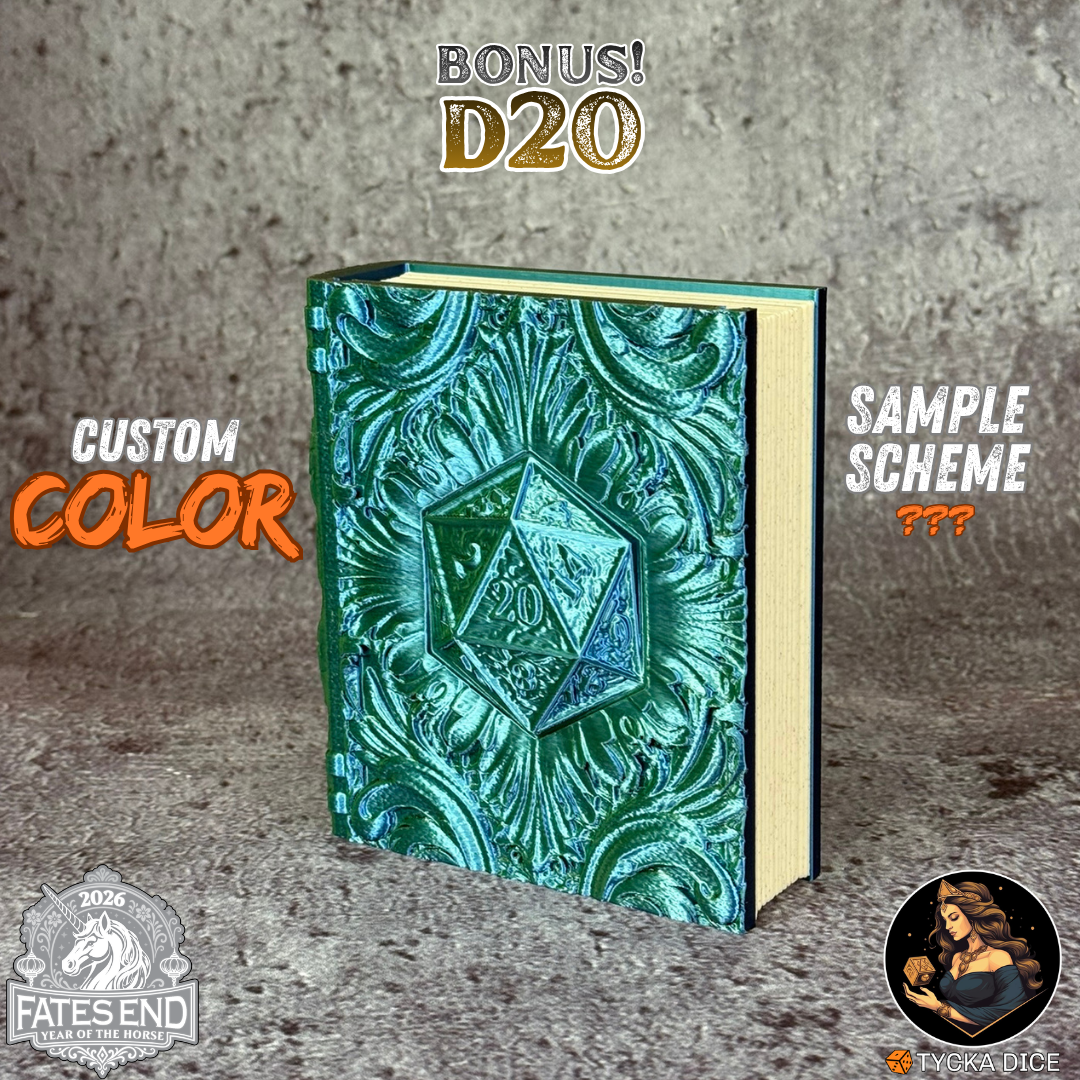 D20 Tome - Custom Colour Example | TYCKA DICE