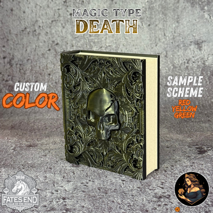 Death Magic Tome - Custom Colour Example | TYCKA DICE