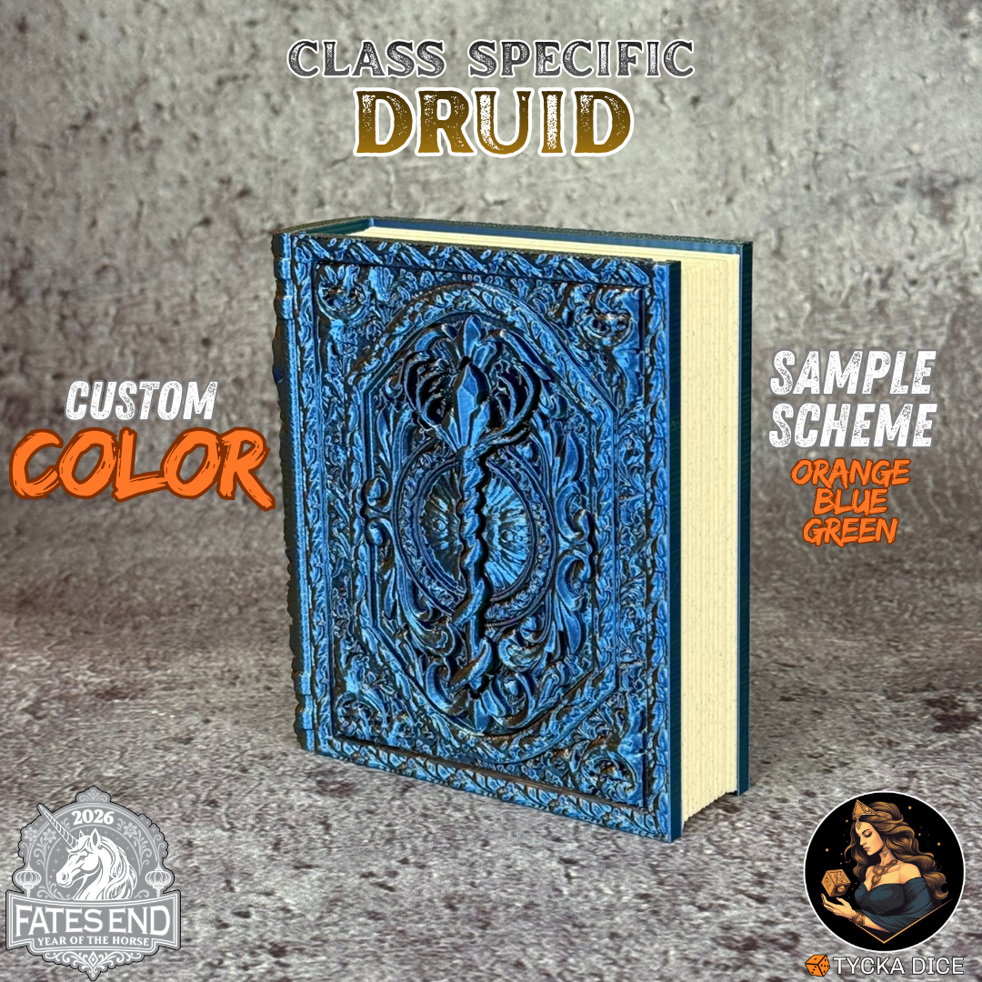 Druid Tome - Custom Colour Example | TYCKA DICE